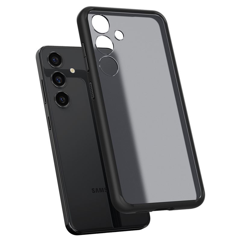 Husa de protectie hibrida Spigen Ultra Hybrid pentru Samsung Galaxy S24, negru matuit (S24, ACS07353) by www.silkase.ro